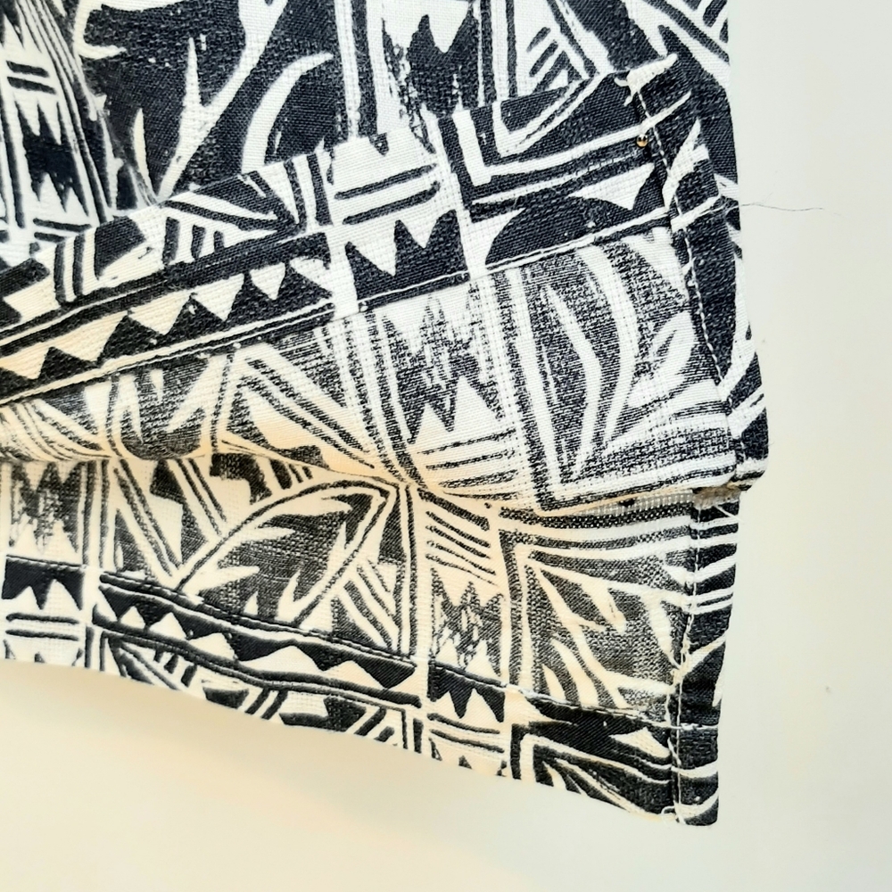 Slazenger Men's Tribal Hawaiian Button-Down Linen Blend Shirt Size XXL Resort - Picture 8 of 15